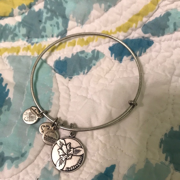 “Goddaughter” flower Alex and Ani Bracelet - Picture 1 of 1